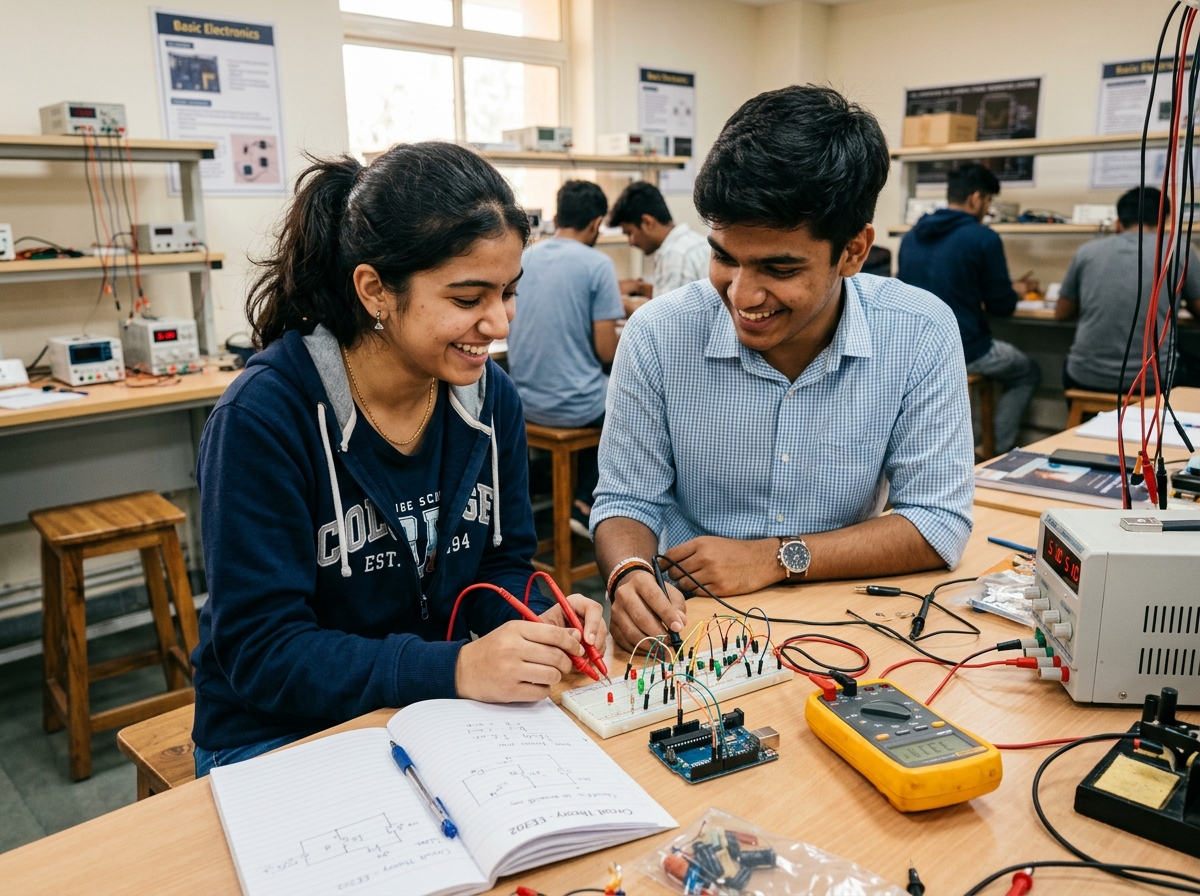 Second Year IoT Members in Lab